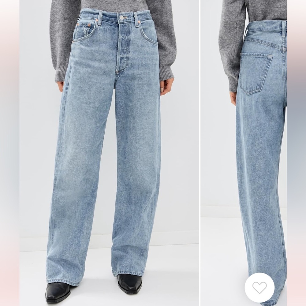 Ayla baggy cuffed crop jeans